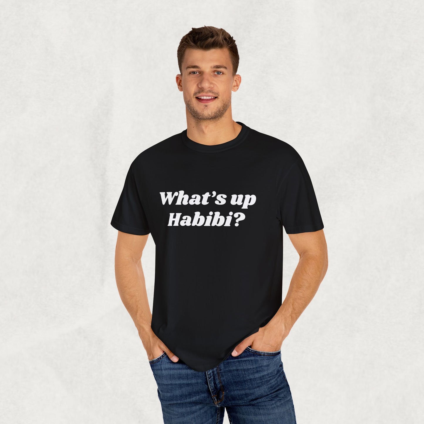 Garment-Dyed T-shirt - What's Up Habibi